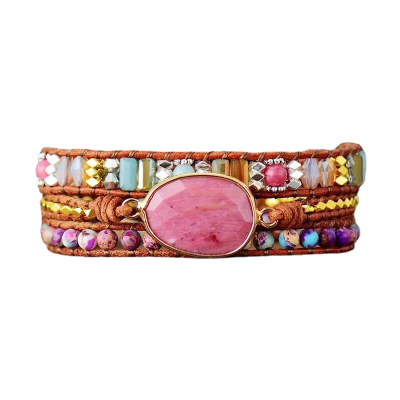 Rhodonite Love & Healing Wrap Bracelet