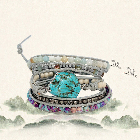 Healing Turquoise Wrap Bracelet