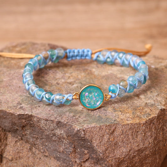 Aqua Aura Opal Bracelet
