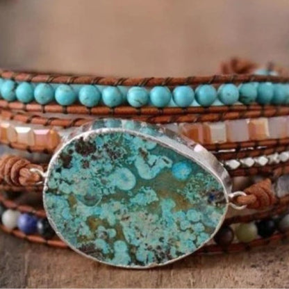 Ocean Jasper Calm & Balance Wrap Bracelet