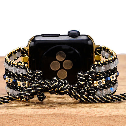 Adjustable Labradorite Apple Watch Strap