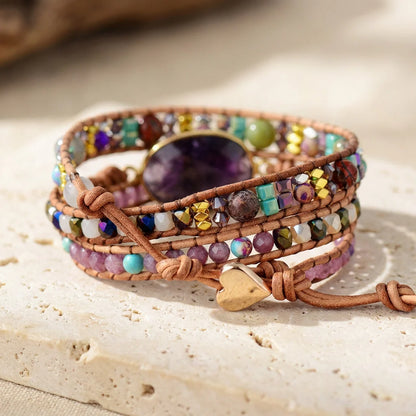 Amethyst Special Crown Bracelet