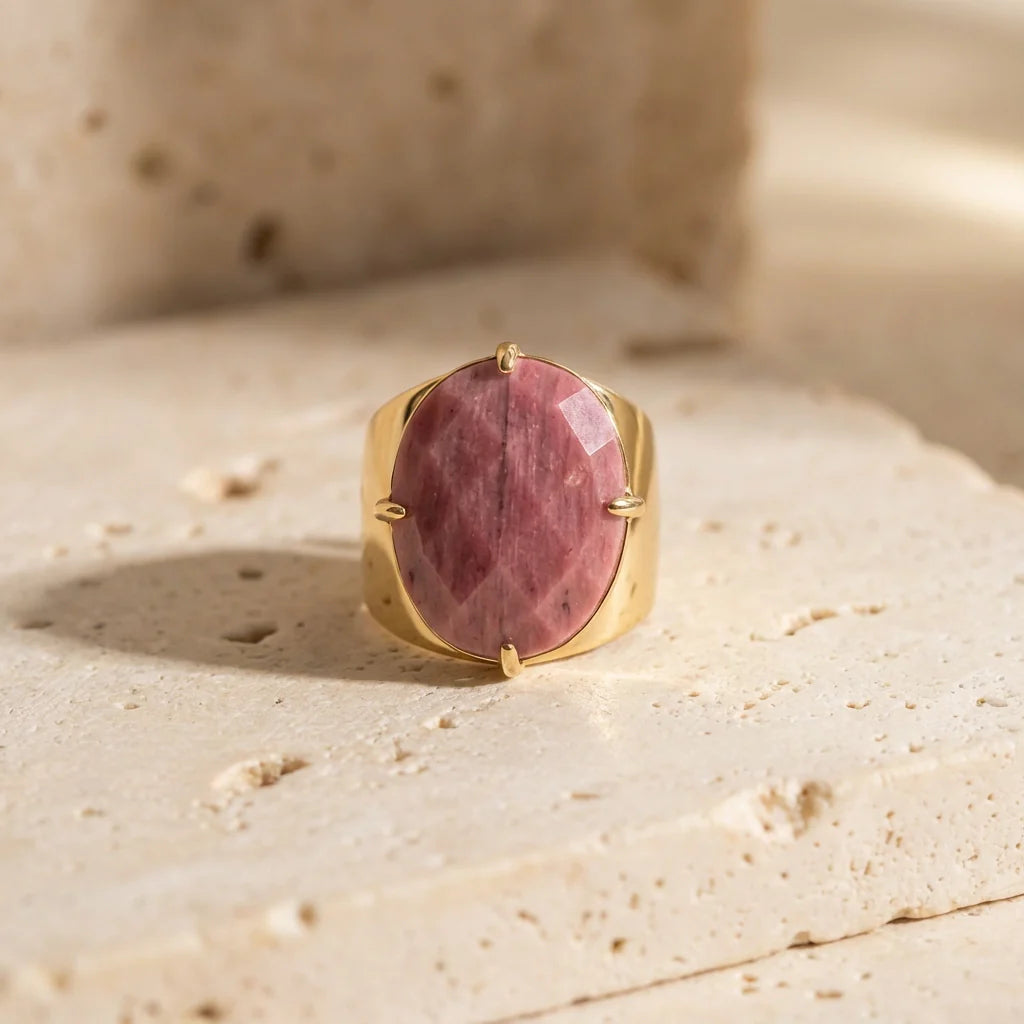 Rhodonite Positivity Ring