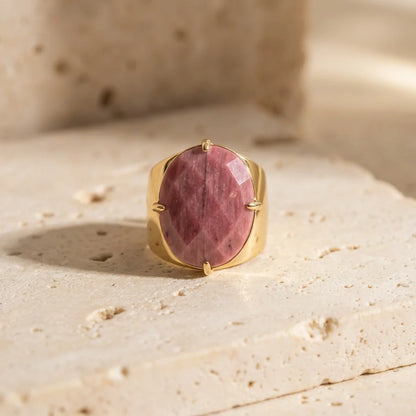 Rhodonite Positivity Ring