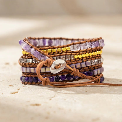 Amethyst Crown Bracelet