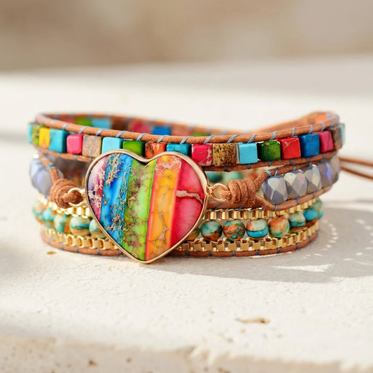 Healing Chakra Heart Bracelet
