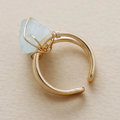 Calming Aquamarine Ring
