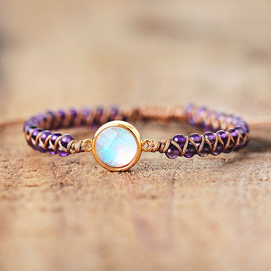 Amethyst & Opal Spiritual Bracelet