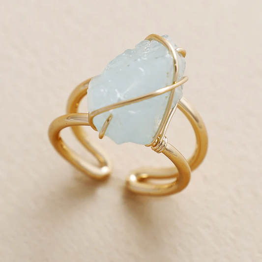 Calming Aquamarine Ring