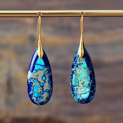 Calming Sea Jasper Earrings