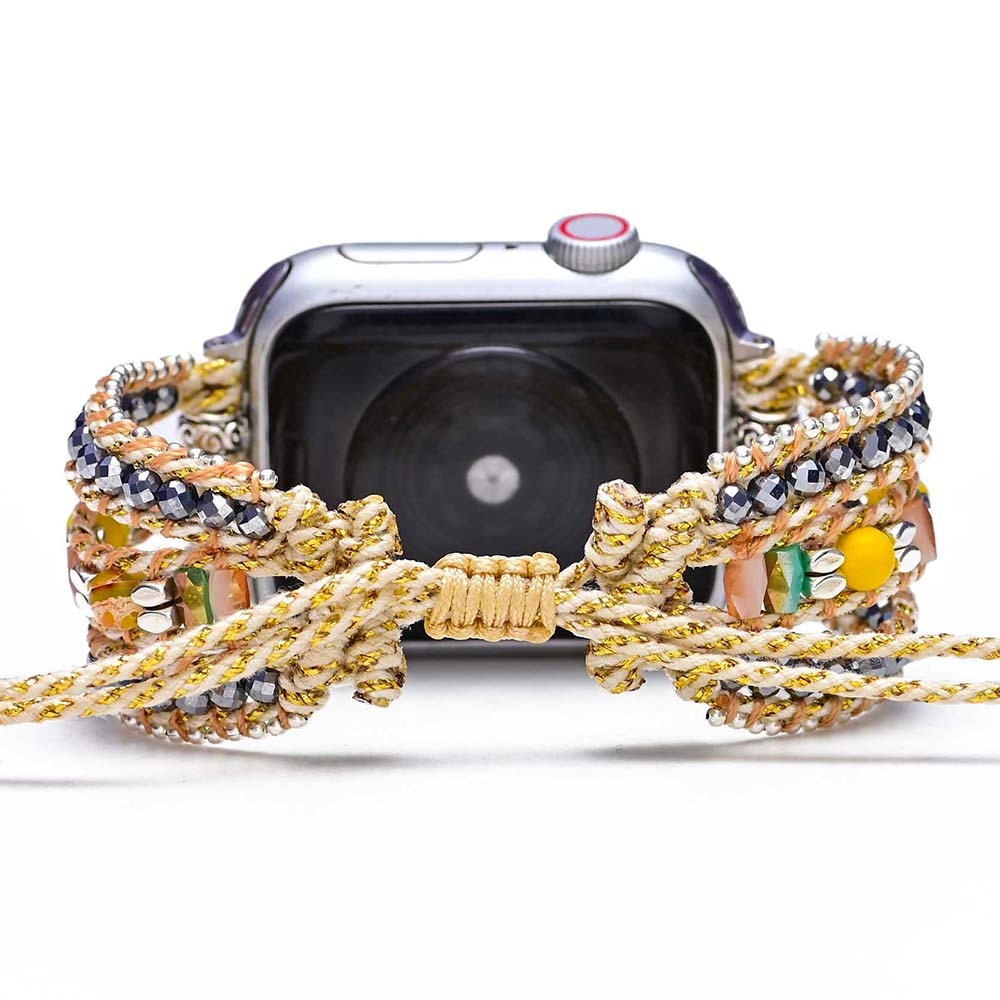 Adjustable Hematite Apple Watch Strap