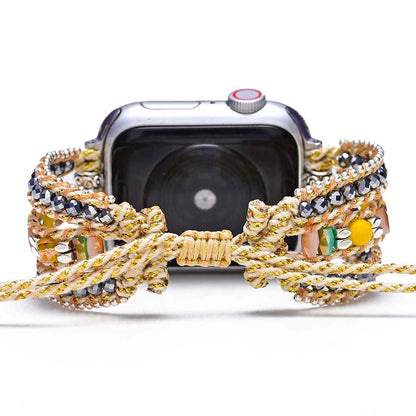 Adjustable Hematite Apple Watch Strap