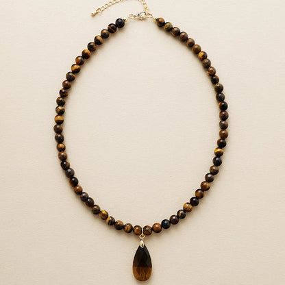 Sacred Teardrop Crystal Necklace