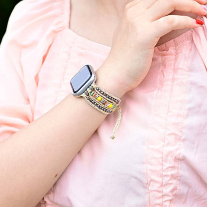 Adjustable Hematite Apple Watch Strap