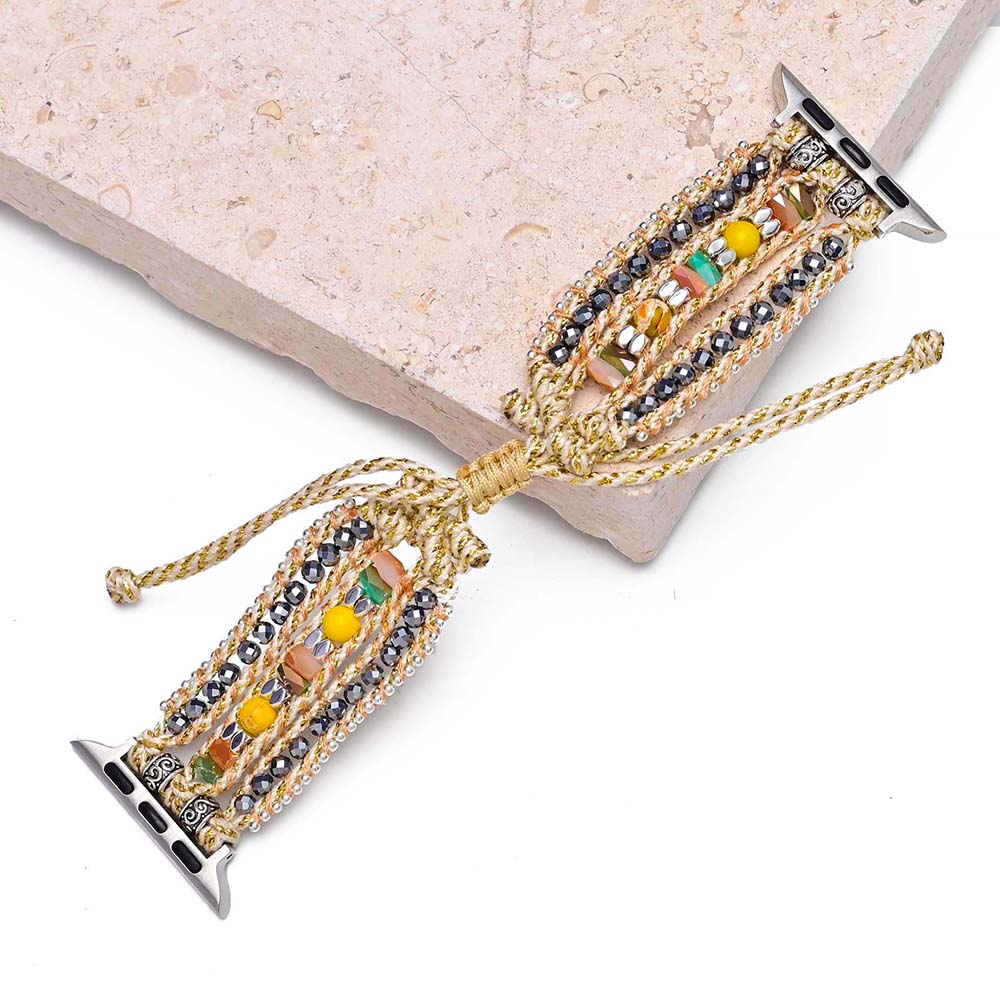 Adjustable Hematite Apple Watch Strap