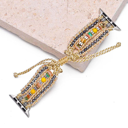 Adjustable Hematite Apple Watch Strap