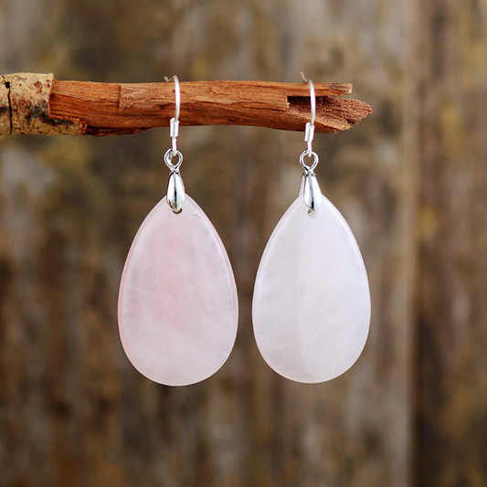 Loving Rose Quartz Earrings