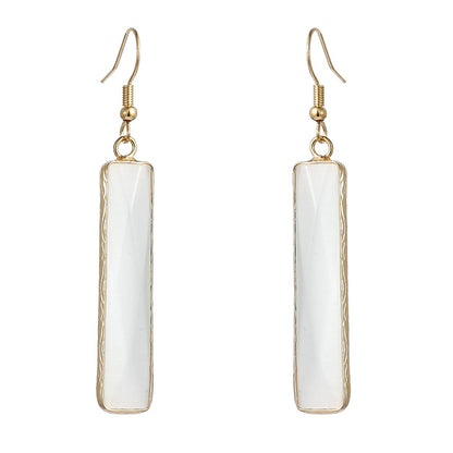 Balancing Moonstone Dangle Earrings