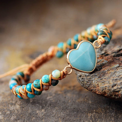 From the Heart Amazonite Bracelet