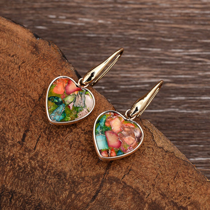 Divine Warrior Heart Earrings